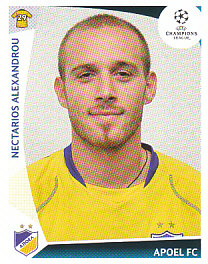 Nectarios Alexandrou APOEL FC samolepka UEFA Champions League 2009/10 #269